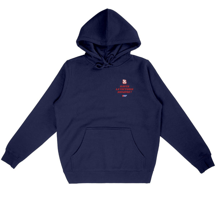 Sweat à capuche Unisexe 85% Coton Bio Stop Trump (2) - face_marine