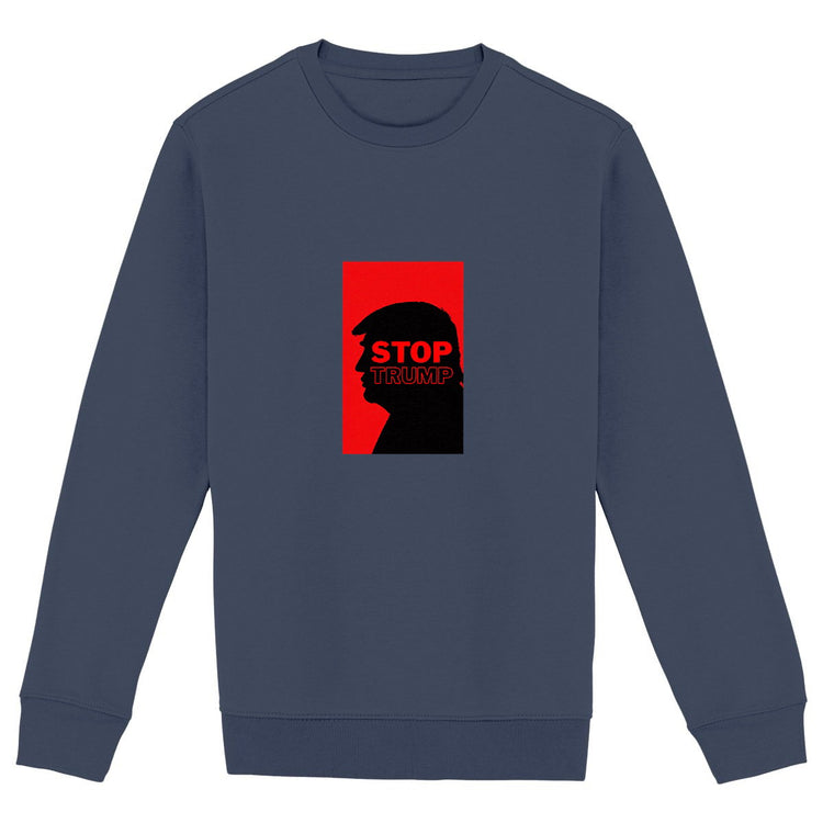 Sweat Unisexe 85% Coton Bio Révolution - face_marine