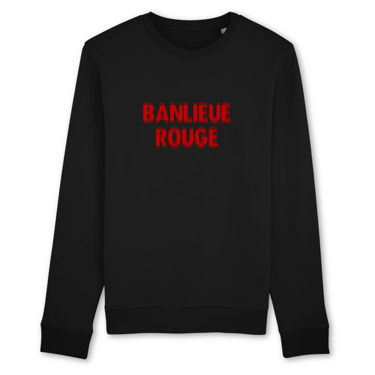 Sweat Unisexe Coton Bio Banlieue Rouge