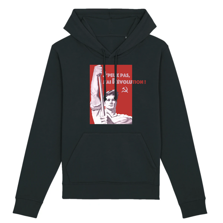 Sweat à capuche Unisexe Coton Bio J'peux pas j'ai révolution !