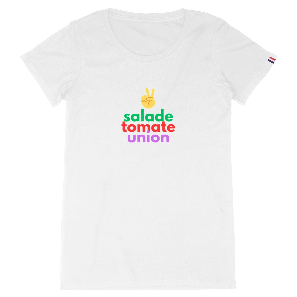 T-shirt Femme Made in France 100% Coton Bio Salade Tomate Union