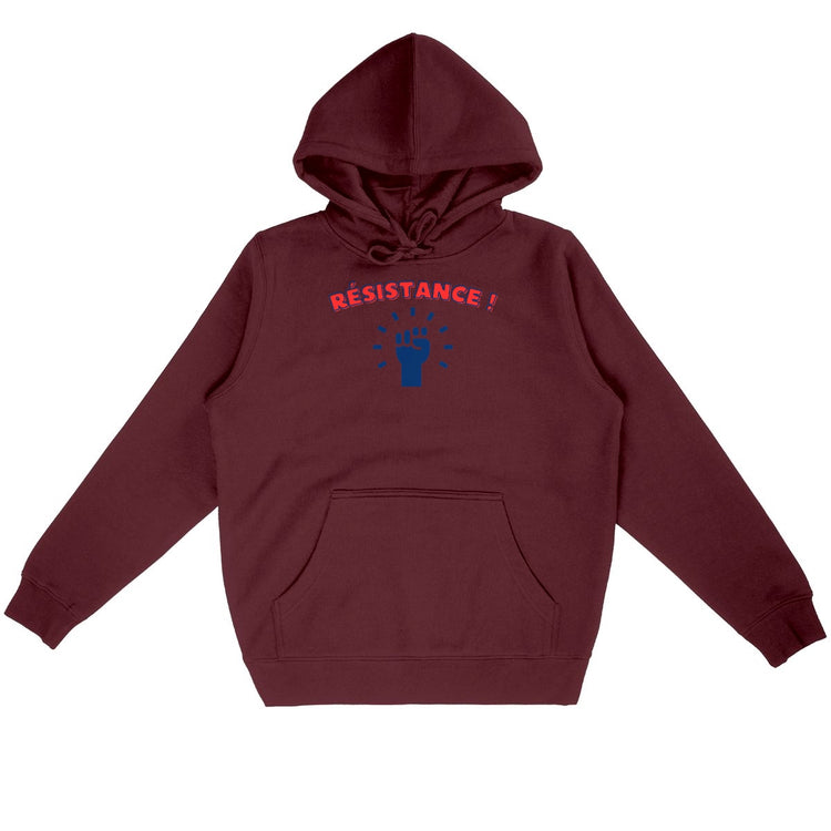 Sweat à capuche Unisexe 85% Coton Bio Résistance !
