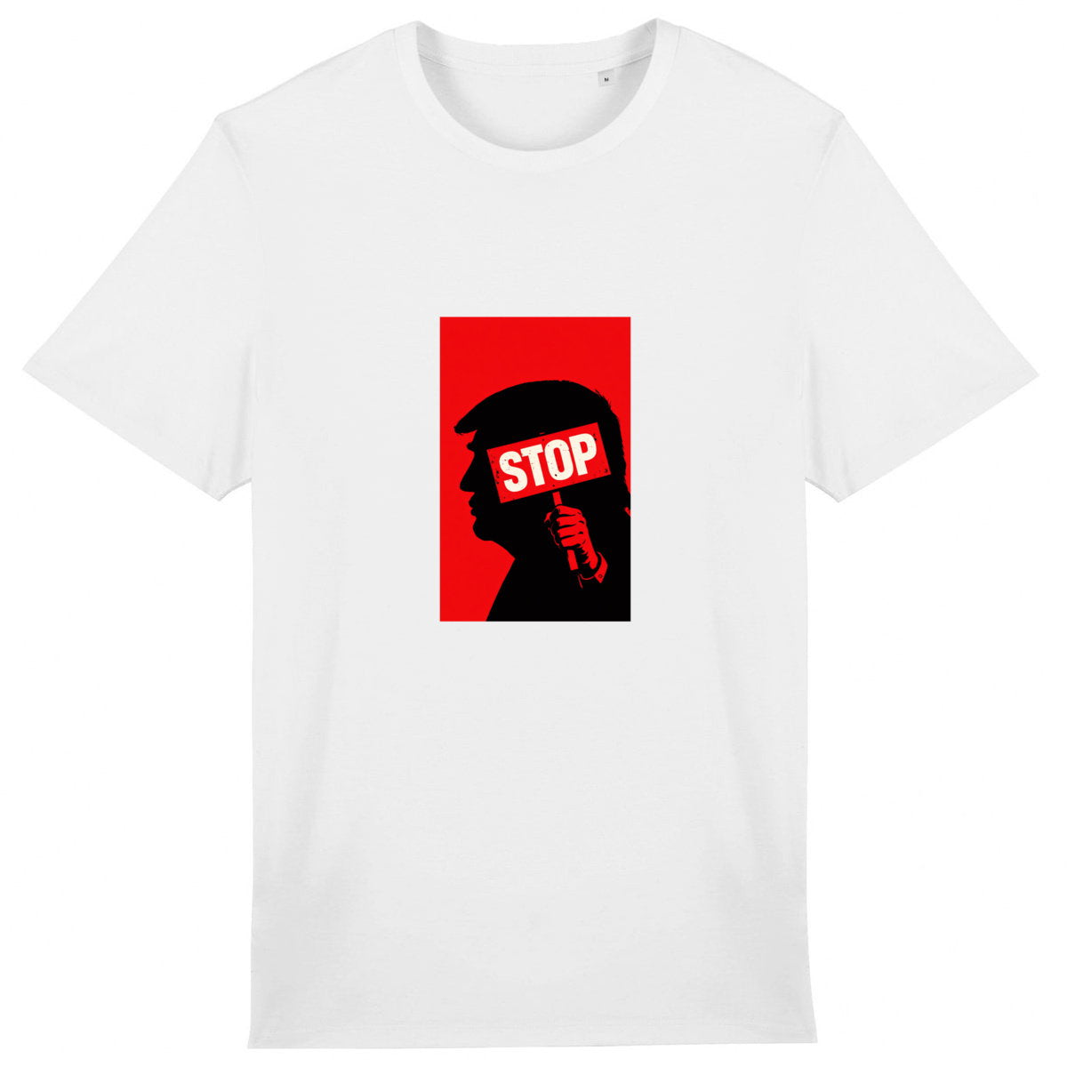 T-shirt Unisexe 100% Coton bio Stop Trump (2) - face_0