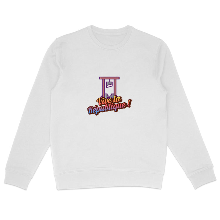 Sweat Unisexe 85% Coton Bio Vive la République ! - face_0