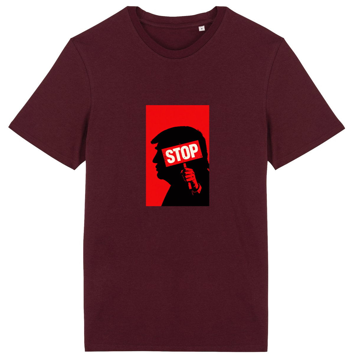 T-shirt Unisexe 100% Coton bio Stop Trump (2) - face_3