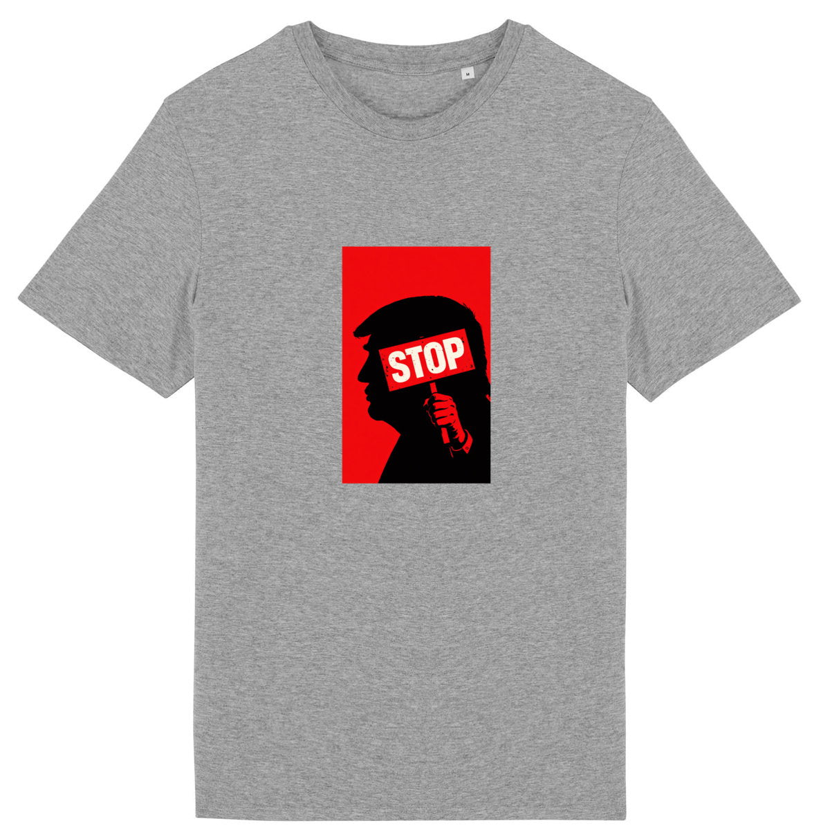 T-shirt Unisexe 100% Coton bio Stop Trump (2) - face_4