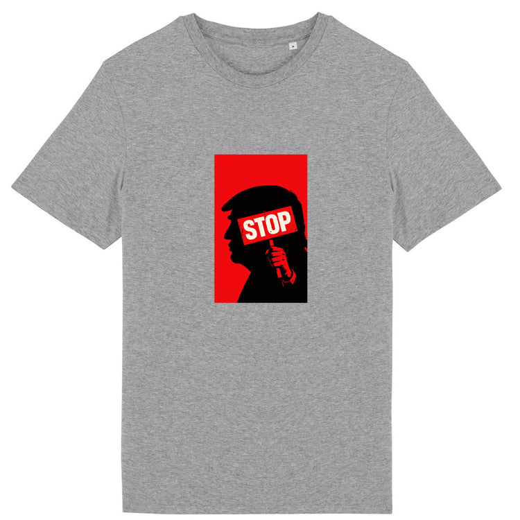 T-shirt Unisexe 100% Coton bio Stop Trump (2) - face_4