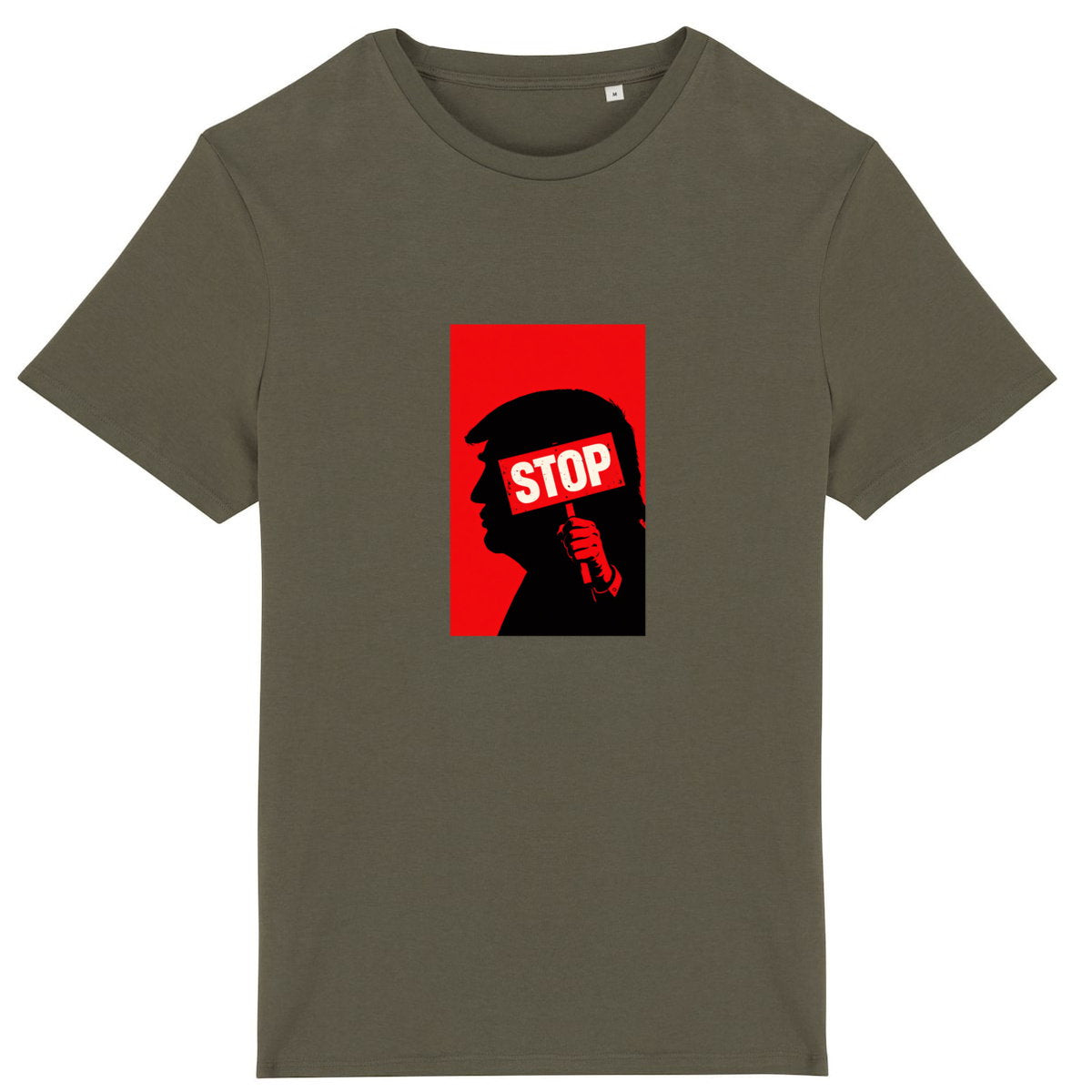T-shirt Unisexe 100% Coton bio Stop Trump (2) - face_5