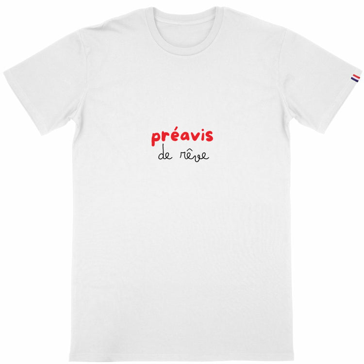 T-shirt Homme Made in France 100% Coton Bio Préavis de rêve