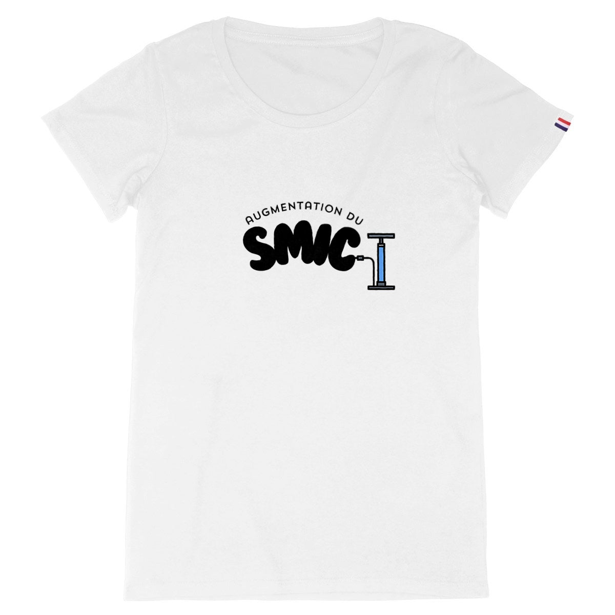 T-shirt Femme Made in France 100% Coton Bio Augmentation du SMIC