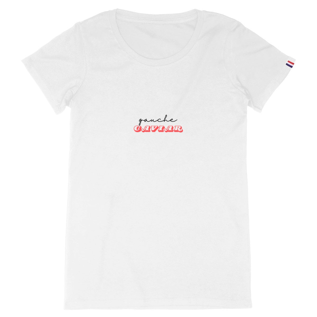 T-shirt Femme Made in France 100% Coton Bio Gauche caviar