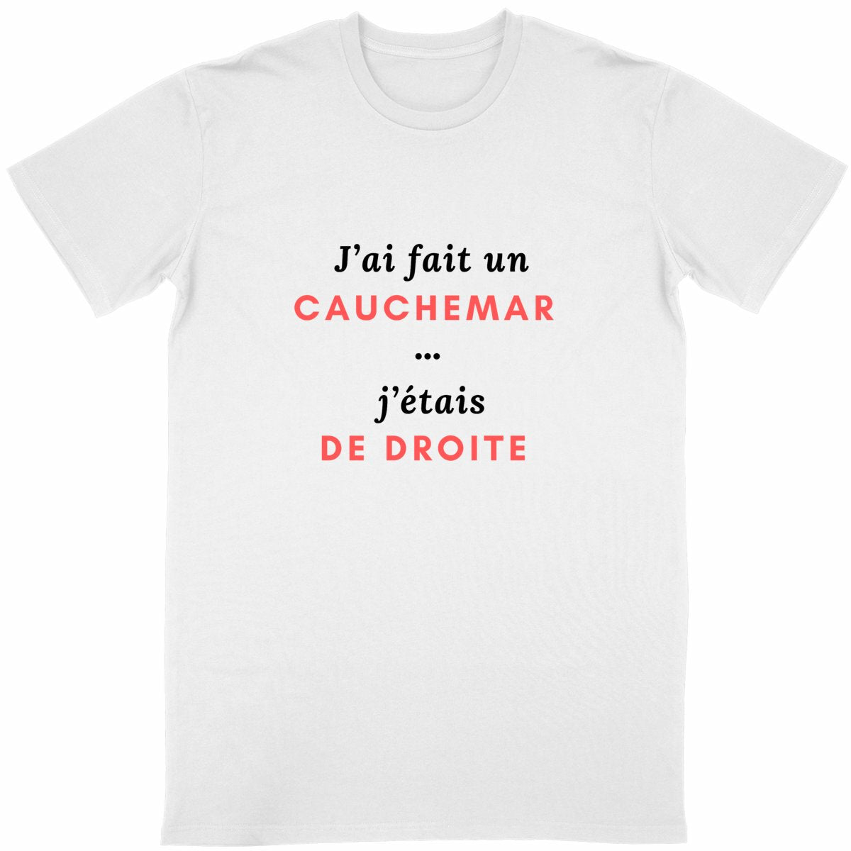 T-shirt Unisexe 100% Coton conversion bio Robespierre avait raison ! - face_blanc
