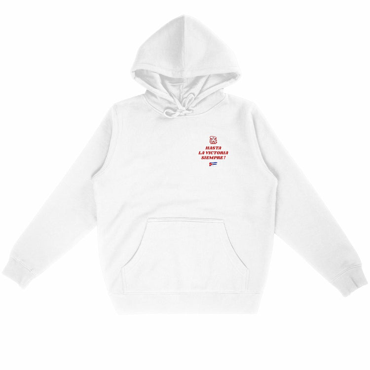 Sweat à capuche Unisexe 85% Coton Bio Stop Trump (2) - face_blanc