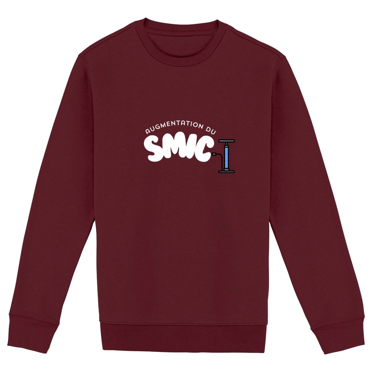 Sweat Unisexe 85% Coton Bio Augmentation du SMIC