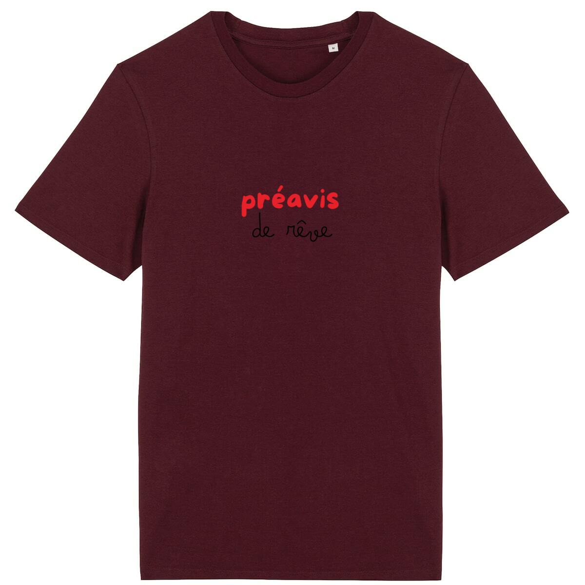 T-shirt Unisexe 100% Coton Bio Préavis de rêve