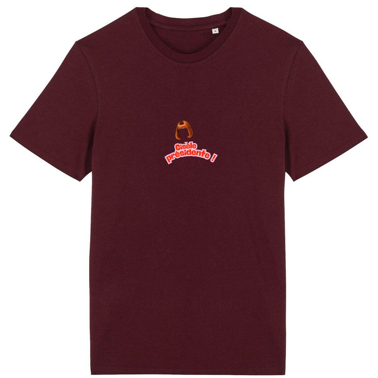T-shirt Unisexe 100% Coton Bio La retraite c'est 60 ans - face_bordeaux