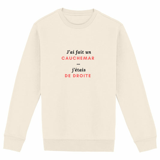 Sweat Unisexe 85% Coton Bio Robespierre avait raison ! - face_ivoire