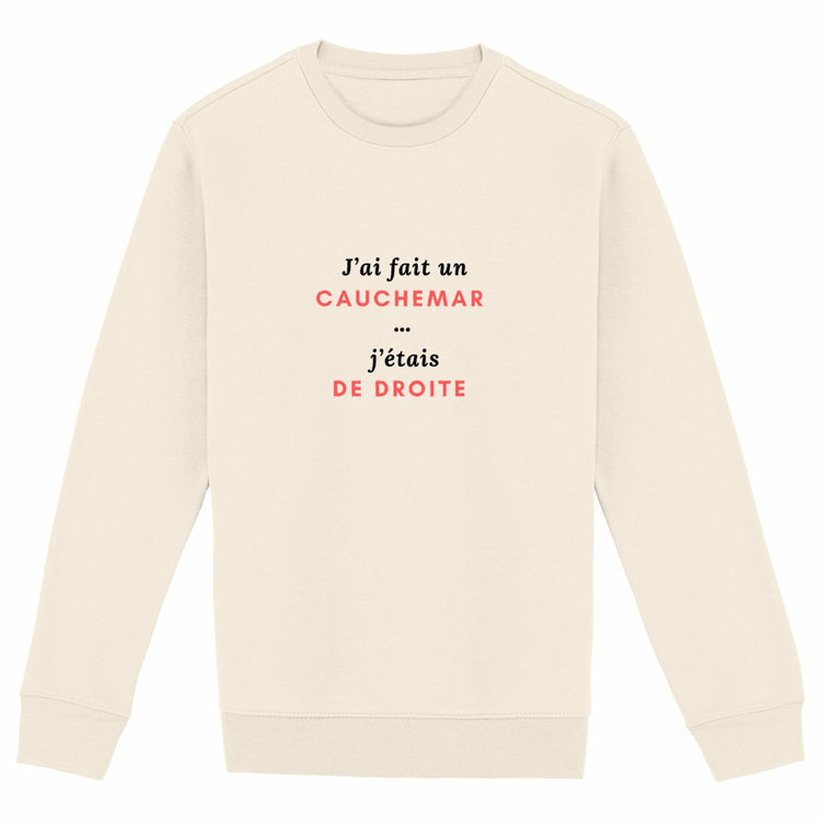 Sweat Unisexe 85% Coton Bio Robespierre avait raison ! - face_ivoire