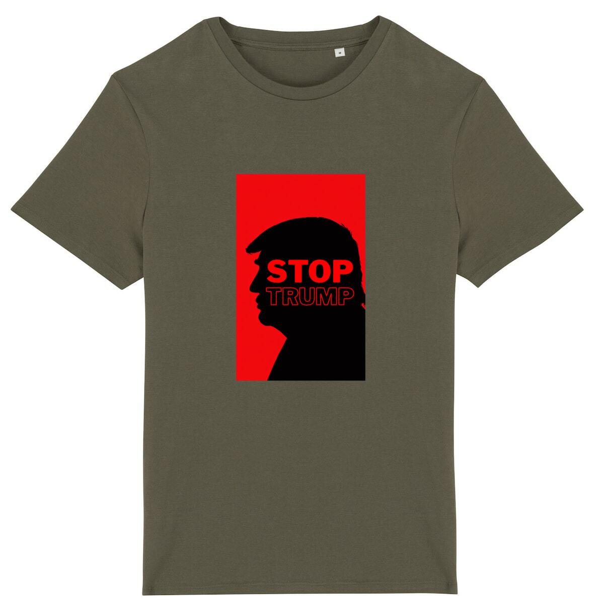 T-shirt Unisexe 100% Coton Bio Révolution - face_kaki