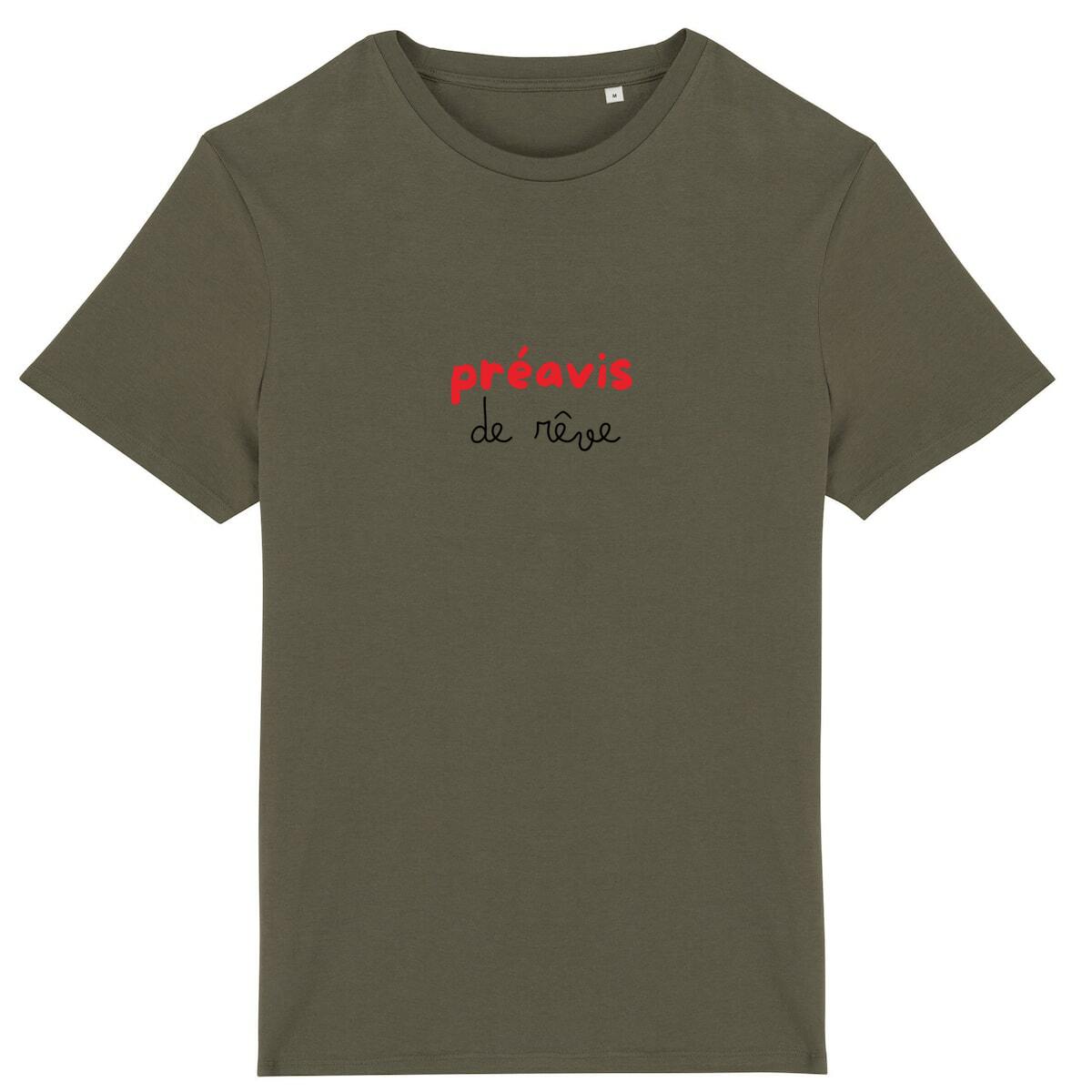 T-shirt Unisexe 100% Coton Bio Préavis de rêve