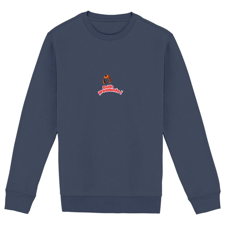 Sweat Unisexe 85% Coton Bio La retraite c'est 60 ans - face_marine