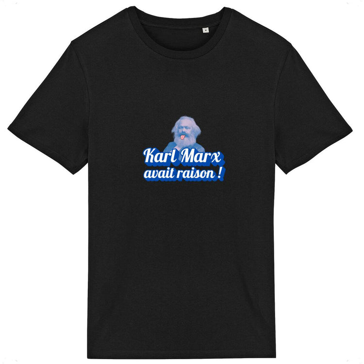 T-shirt Unisexe 100% Coton Bio Révolution - face_noir