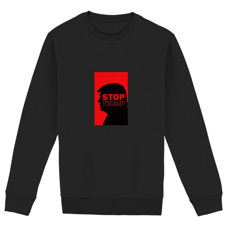 Sweat Unisexe 85% Coton Bio Révolution - face_noir