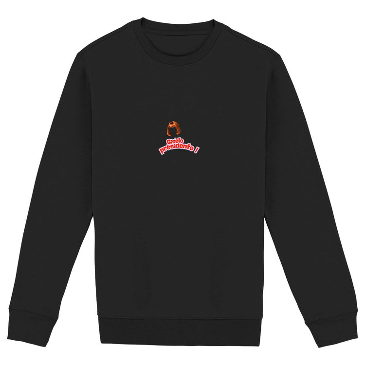 Sweat Unisexe 85% Coton Bio La retraite c'est 60 ans - face_noir