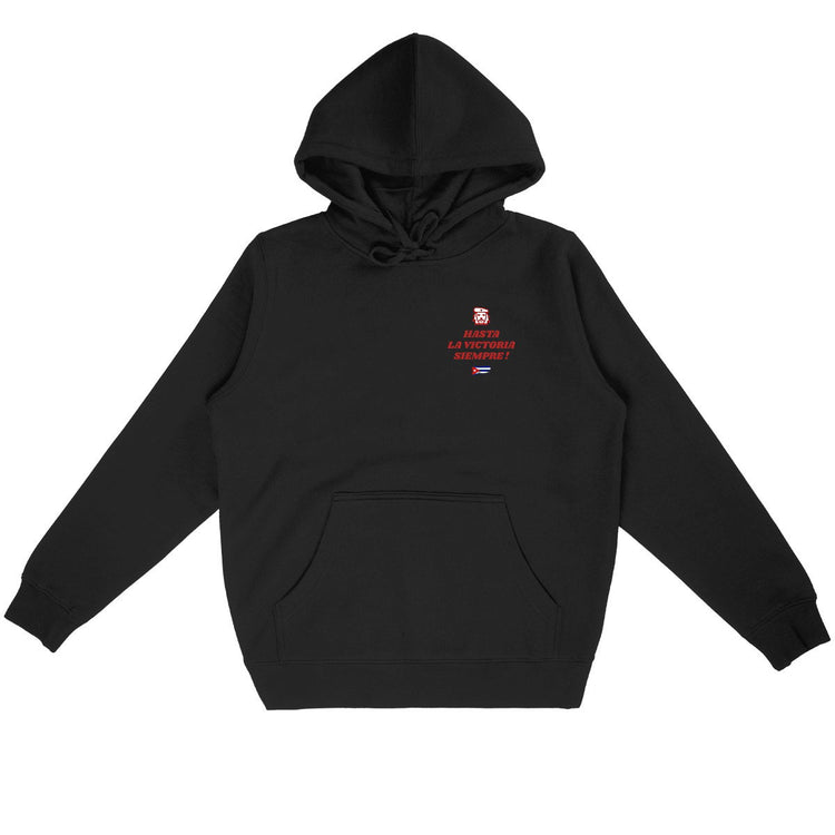 Sweat à capuche Unisexe 85% Coton Bio Stop Trump (2) - face_noir