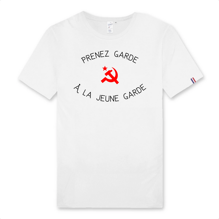 T-shirt Homme Made in France 100% Coton Bio Prenez garde à la jeune garde